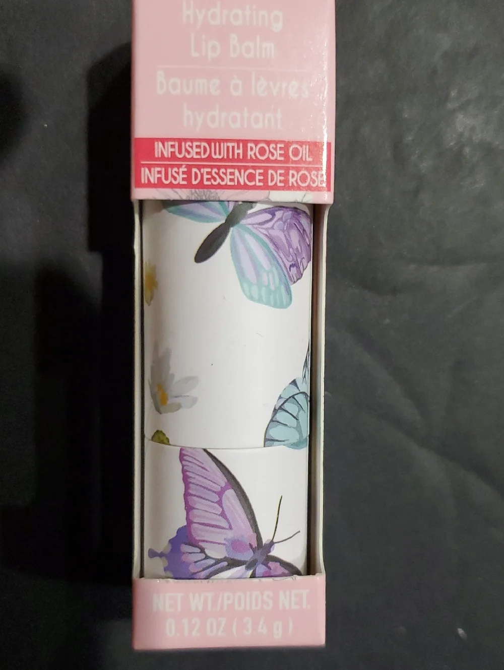 3pack hydrating rose oil infused lipsticks in berry rose, Clear & Peony pink new